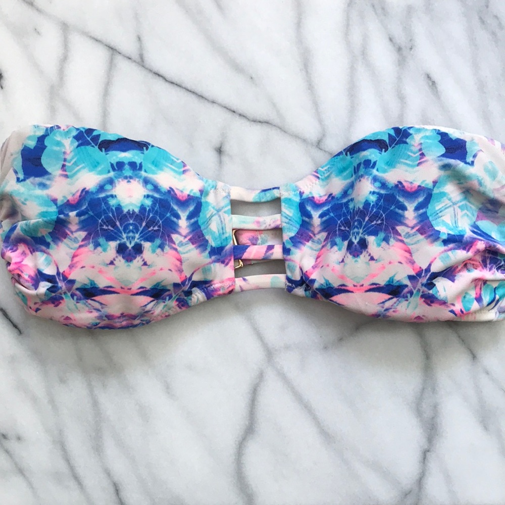 VS PINK strapless bathing suit top